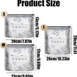🍗Buy 2 Get 1 Free 🥦Reusable Aluminum Foil Sealable Storage Bags – Durable, Leakproof & Reusable for Everyday Use 🌿