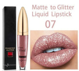 Diamond Lip Gloss Matte To Glitter Liquid Lipstick Waterproof🎁