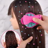 ✨Glitter Diamond Styling Tools Hair Gemstone Styling Set to light up girls' hair, clothes, accessories, No Heat Required Hair Styling Accessories