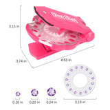 ✨Glitter Diamond Styling Tools Hair Gemstone Styling Set to light up girls' hair, clothes, accessories, No Heat Required Hair Styling Accessories