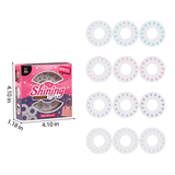 ✨Glitter Diamond Styling Tools Hair Gemstone Styling Set to light up girls' hair, clothes, accessories, No Heat Required Hair Styling Accessories