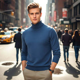 HOT SALE-50% OFF ✨Men's Solid Color Premium Turtleneck Sweater👔