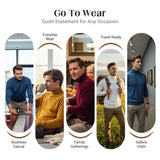 HOT SALE-50% OFF ✨Men's Solid Color Premium Turtleneck Sweater👔