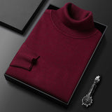 HOT SALE-50% OFF ✨Men's Solid Color Premium Turtleneck Sweater👔