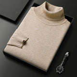 HOT SALE-50% OFF ✨Men's Solid Color Premium Turtleneck Sweater👔