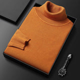 HOT SALE-50% OFF ✨Men's Solid Color Premium Turtleneck Sweater👔