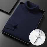 HOT SALE-50% OFF ✨Men's Solid Color Premium Turtleneck Sweater👔