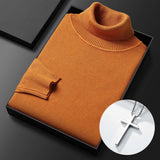 HOT SALE-50% OFF ✨Men's Solid Color Premium Turtleneck Sweater👔