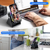 🎶📱 5-in-1 Wireless Induction Bluetooth Speaker with Adjustable Phone Stand