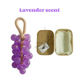 🔥🔥Personalized Original Handmade Crystal Grape Soap Gentle Cleansing Soap (Single string: 25 pieces)