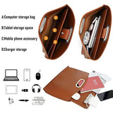 The Perfect Pair:Sophisticated Business Waterproof Leather Laptop & Tote Set