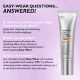 Rejuvenating Cream With Brush, Advanced Luxeveria Temporary Eye Tightener, Eye Tightening Cream Instant, Reduces Fine Lines Wrinkles for All Skin Types