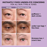 Rejuvenating Cream With Brush, Advanced Luxeveria Temporary Eye Tightener, Eye Tightening Cream Instant, Reduces Fine Lines Wrinkles for All Skin Types
