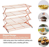 🔥(FREE SHIPPING)🔔 🍪 3/4-Tier Collapsible Cooling Rack – Expand to Bake, Collapse to Save Space!