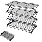 🔥(FREE SHIPPING)🔔 🍪 3/4-Tier Collapsible Cooling Rack – Expand to Bake, Collapse to Save Space!