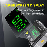 4-Side Magnetic Digital Angle Gauge with Laser