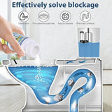 Limited Time Buy 1 Get 1 Free⚡Powerful Sink and Drain Cleaner Powder, Fast Foaming Drain Cleaner for Kitchen and Pipes Cleaning Tool