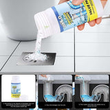 Limited Time Buy 1 Get 1 Free⚡Powerful Sink and Drain Cleaner Powder, Fast Foaming Drain Cleaner for Kitchen and Pipes Cleaning Tool