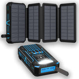 🔥(FREE SHIPPING)🔔Outdoor Foldable Solar Large Capacity Charger Mobile Power Bank
