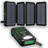 🔥(FREE SHIPPING)🔔Outdoor Foldable Solar Large Capacity Charger Mobile Power Bank