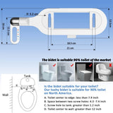 🔥(FREE SHIPPING)🔔Ultra-Slim Adjustable Water Manual Bidet