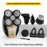 Electric Head & Body Hair Shaver - Cordless