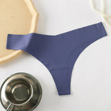 🔥 (12 Colors & 12 Pieces)Comfortable Solid-Color Seamless Sports Ice Silk Underwear - Sensual and Skin-Friendly