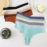 🔥 (12 Colors & 12 Pieces)Comfortable Solid-Color Seamless Sports Ice Silk Underwear - Sensual and Skin-Friendly