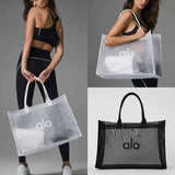 🔥(FREE SHIPPING)🔔Mini Handbag Transparent Net Bag Luggage Bag Yoga Gym Bag Sports Women Bag Outdoor Gym Bag Travel