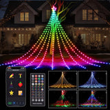 💥Remote APP Control Star 305 LED String Lights 10ft RGB Color Changing Waterproof Hanging Flashing 210 Mode Timer Music Sync (Free Shipping)