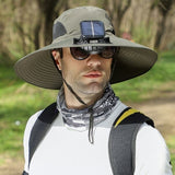 🎁 New Ultralight Solar Fan Sun Hat – Lighter Than a Baseball!⚾(Only 11oz)