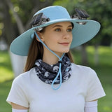 🎁 New Ultralight Solar Fan Sun Hat – Lighter Than a Baseball!⚾(Only 11oz)