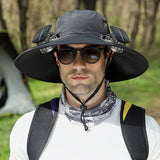 🎁 New Ultralight Solar Fan Sun Hat – Lighter Than a Baseball!⚾(Only 11oz)