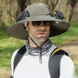 🎁 New Ultralight Solar Fan Sun Hat – Lighter Than a Baseball!⚾(Only 11oz)