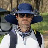 🎁 New Ultralight Solar Fan Sun Hat – Lighter Than a Baseball!⚾(Only 11oz)
