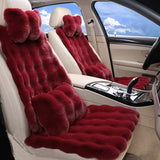 [Best Gift For Car] Luxury Thickened Plush Car Seat Cushion Set