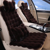 [Best Gift For Car] Luxury Thickened Plush Car Seat Cushion Set