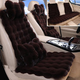 [Best Gift For Car] Luxury Thickened Plush Car Seat Cushion Set