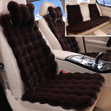 [Best Gift For Car] Luxury Thickened Plush Car Seat Cushion Set