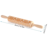 🍪Christmas Wooden Rolling Pins (5pcs as a set) Buy more and save more!