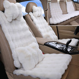 [Best Gift For Car] Luxury Thickened Plush Car Seat Cushion Set