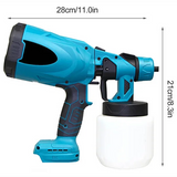 Cordless Paint Sprayer🔋 Rechargeable [2 FREE Batteries Included]