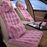 [Best Gift For Car] Luxury Thickened Plush Car Seat Cushion Set