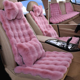 [Best Gift For Car] Luxury Thickened Plush Car Seat Cushion Set