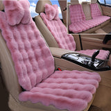 [Best Gift For Car] Luxury Thickened Plush Car Seat Cushion Set