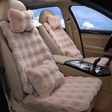 [Best Gift For Car] Luxury Thickened Plush Car Seat Cushion Set