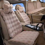 [Best Gift For Car] Luxury Thickened Plush Car Seat Cushion Set