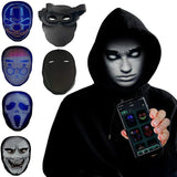 Full Color LED Luminous Mask Face Changing Mask Party Bar Props