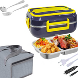 Electric Lunch Box Thermal Heating Car Lunch Box 2-in-1 for Home and Car Free Shipping