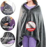 🔥🔥 USB heated warm shawl plush blanket🔥 Free Shipping